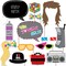 Big Dot of Happiness 80's Retro - Totally 1980s Photo Booth Props Kit - 20 Count